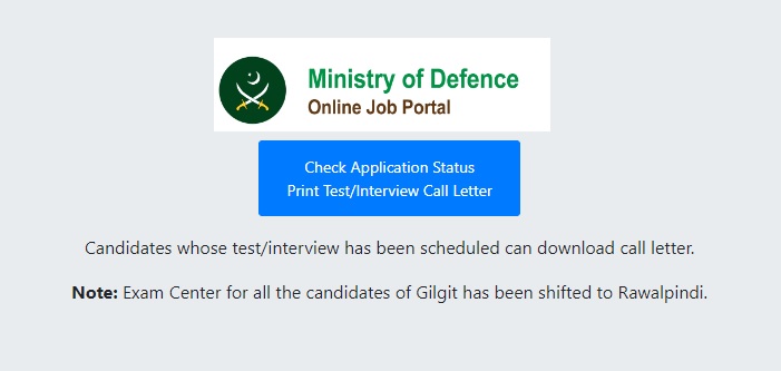 MOD Interview Date 2023 Call Letter Download Online