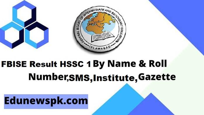 FBISE Result 2023 HSSC 1 by Name & Roll Number [11th Class]