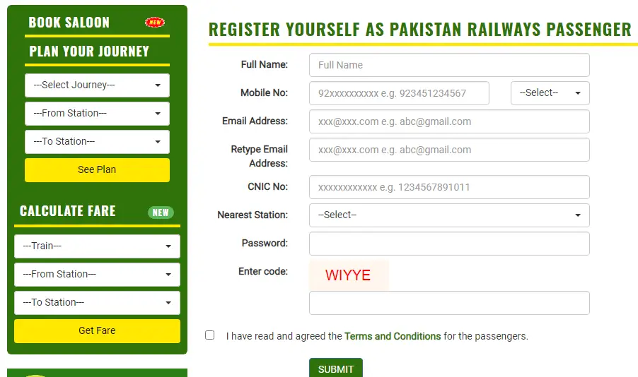 Pakistan Railway Booking 2023 Online E-Ticket 