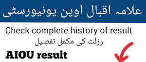 AIOU Previous Result History 2023 Check Online